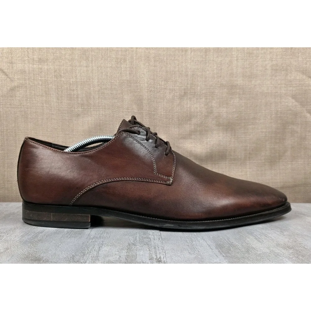 To Boot New York Adam Derrick Men's Size 11 Brown Leather Derby‎ Dress Shoes